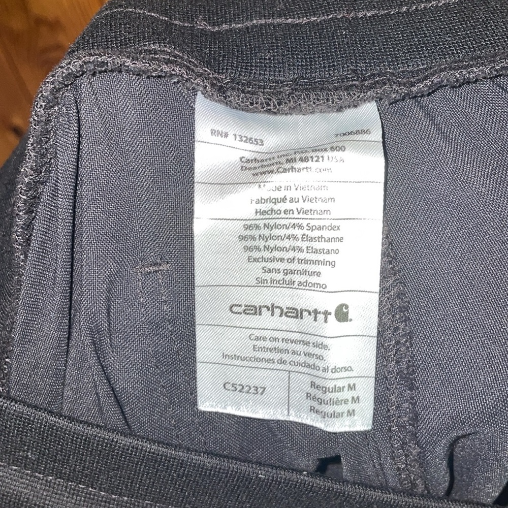 Carhartt Women's Modern Fit Tuck-In Top/Slim Leg Pant size SM/MD black scrub set - Picture 12 of 17